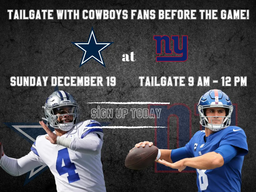 Dallas Cowboys Tailgate at Metlife Stadium