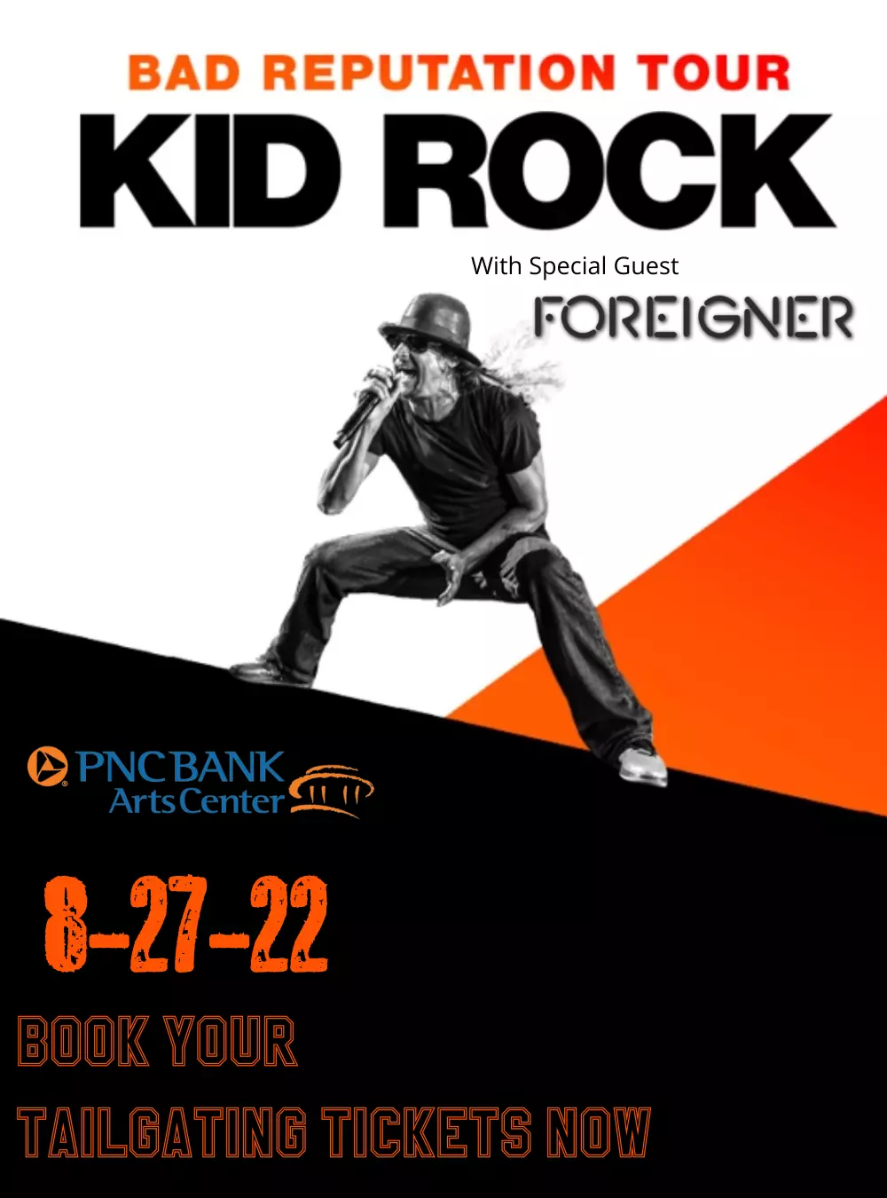 Kid Rock Bad Reputation Tour PNC Arts Center Tailgate