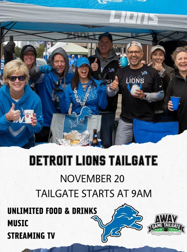 Detroit Lions Tailgate Metlife Stadium