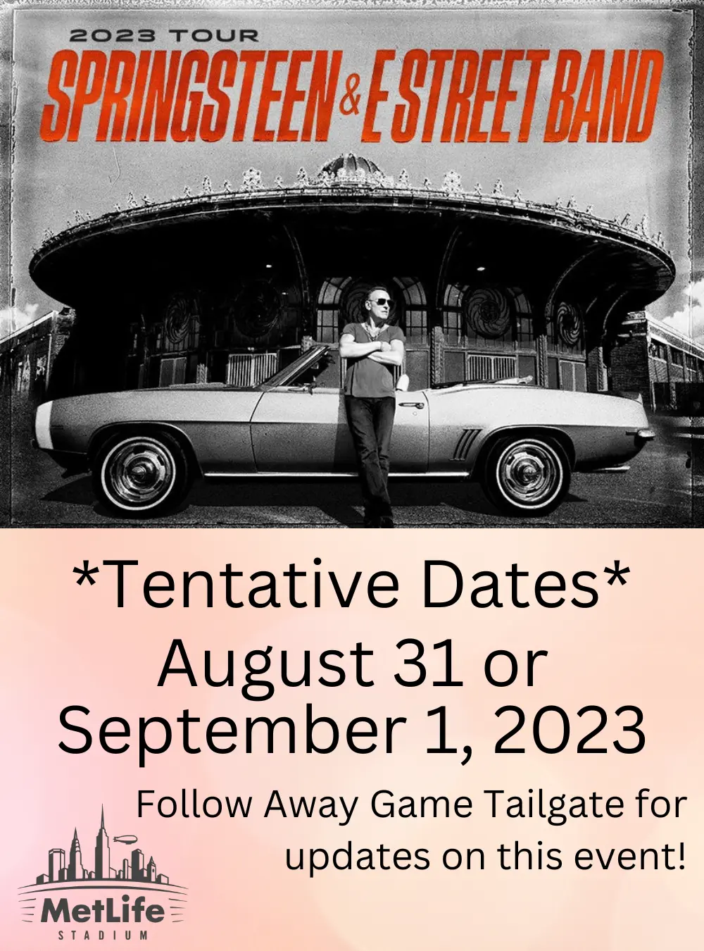 Bruce Springsteen and E street Band Tour 2023 MetLife Stadium Tailgate