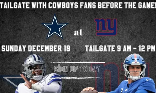 Dallas Cowboys Fan Tailgate at Metlife Stadium