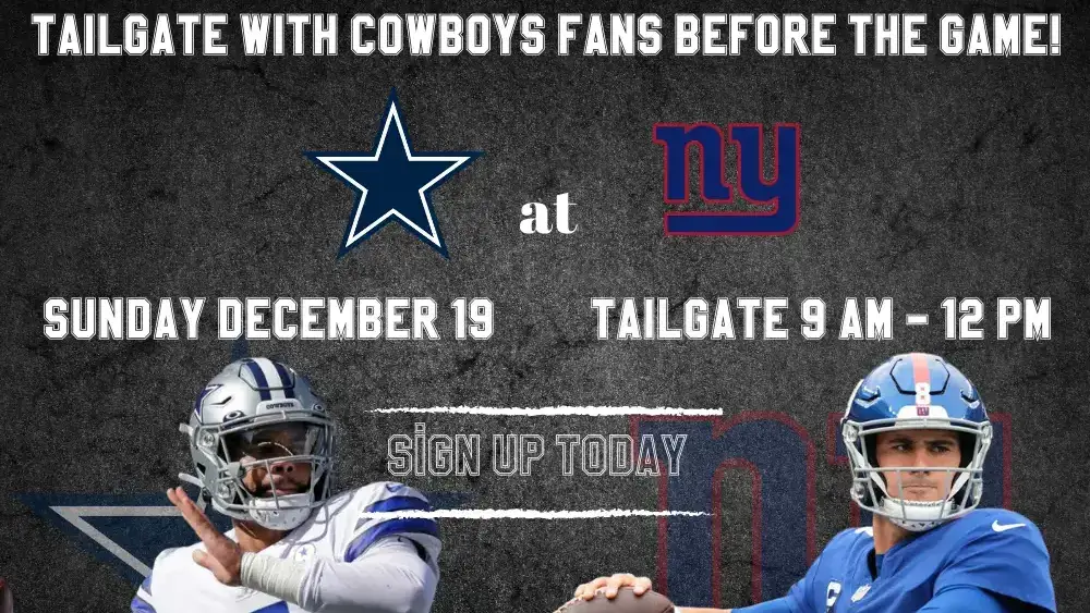 Dallas Cowboys Fan Tailgate at Metlife Stadium