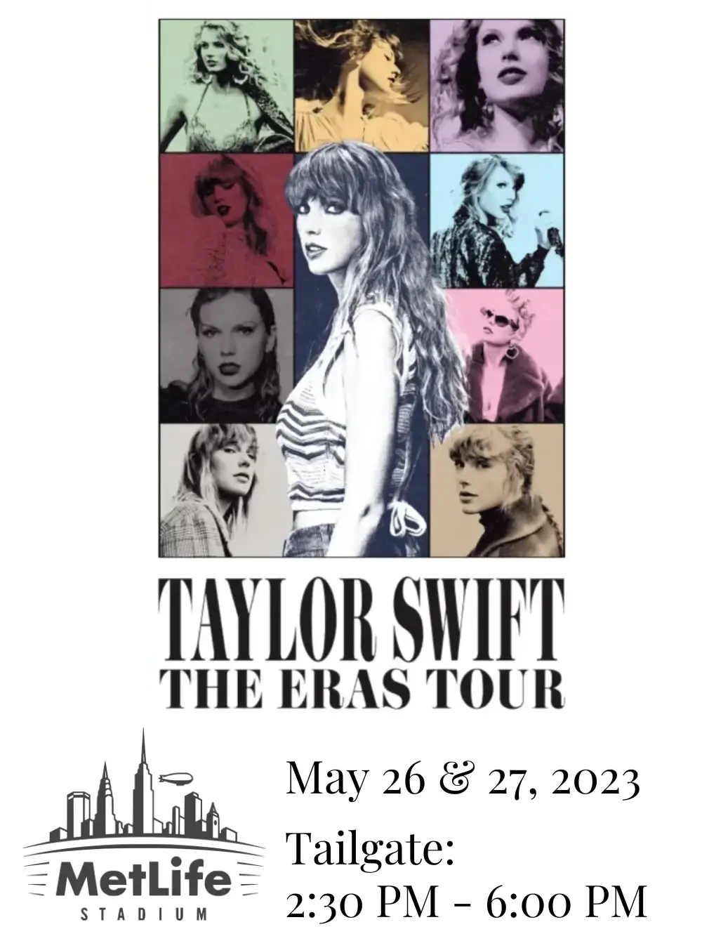 Taylor Swift, "The Eras Tour" MetLife Stadium Tailgate