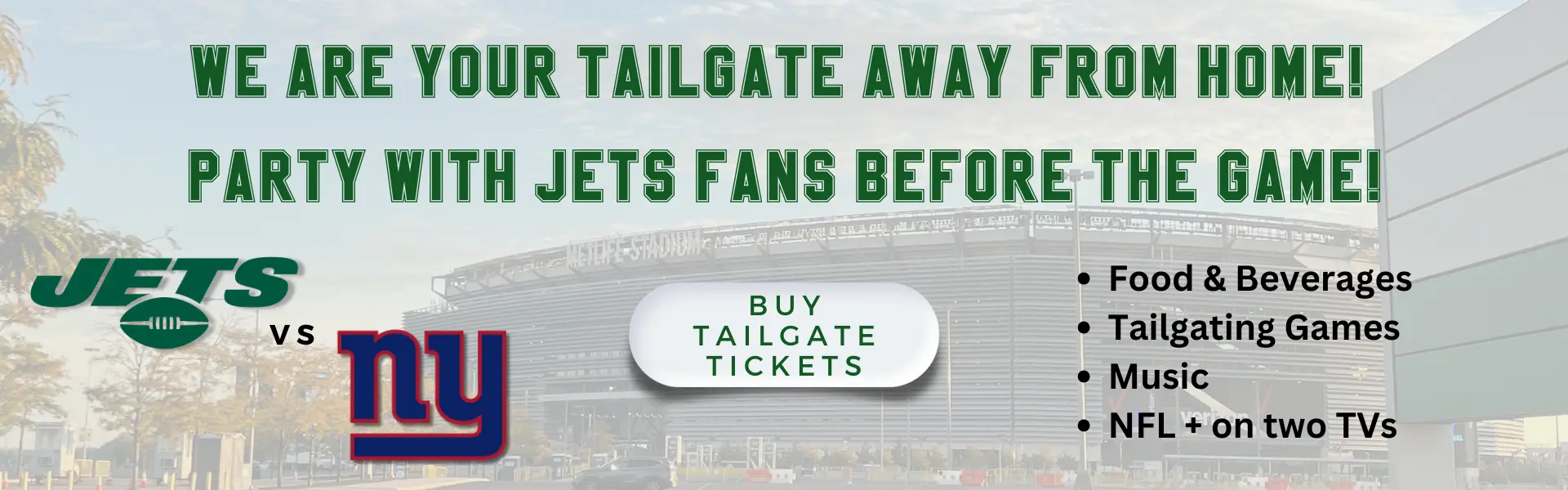 Mets vs Yankees [Tailgate Only] - Long Island Tailgate