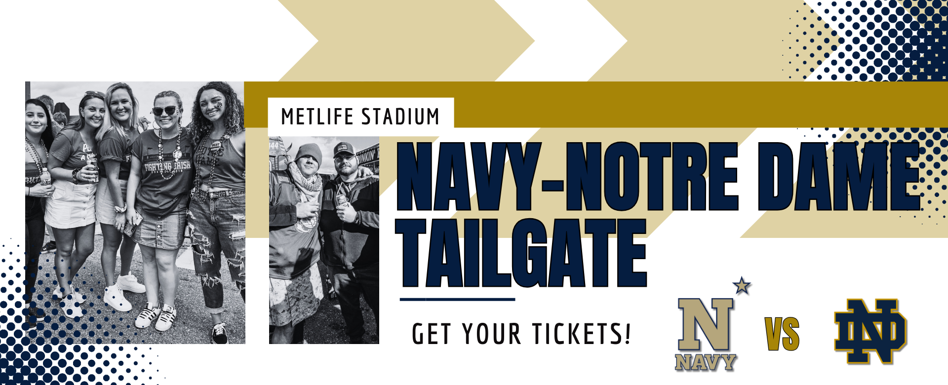 MetLife Stadium navy-notre dame tailgate