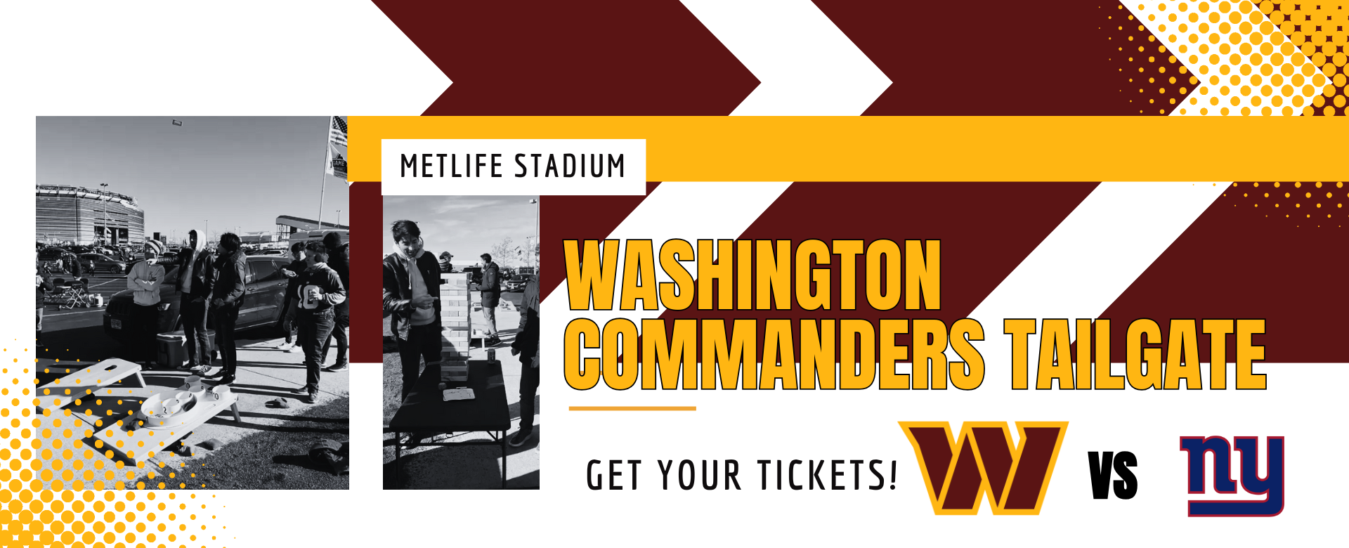 Washington Commanders Tailgate metlife stadium