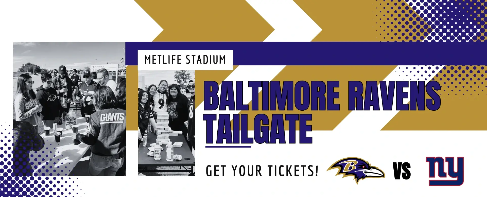 Baltimore Ravens tailgate metlife stadium