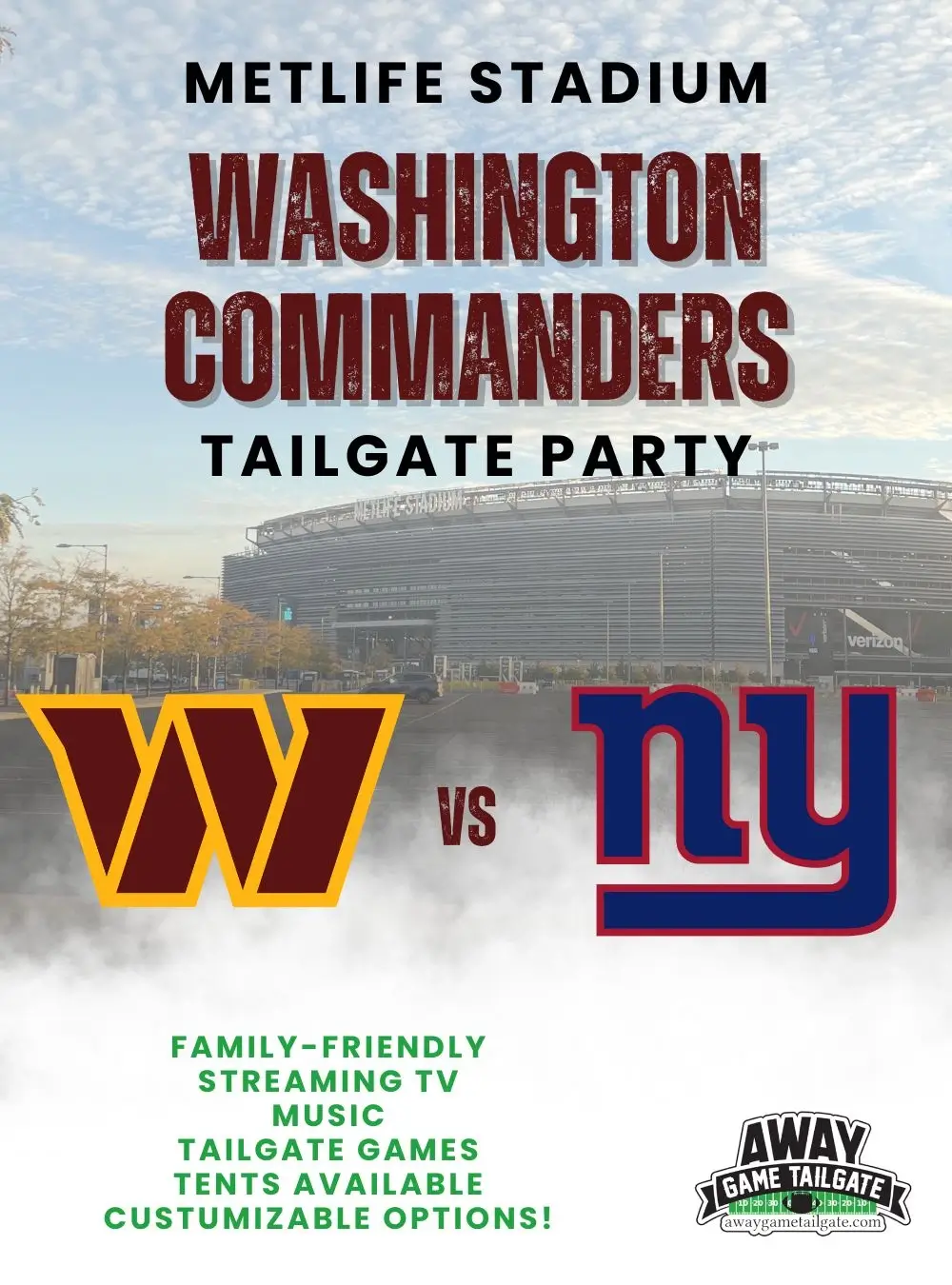 Washington Commanders Tailgate Party