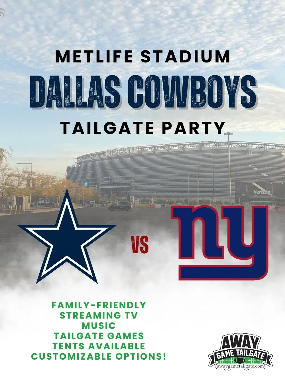 Dallas Cowboys MetLife Stadium Tailgate Party