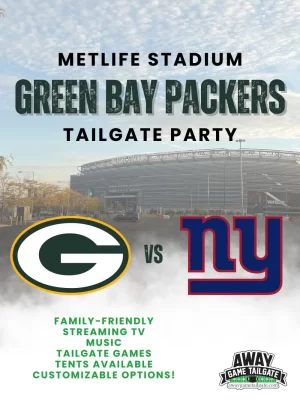 Green Bay packers MetLife Stadium Tailgate Party
