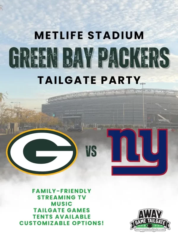 Green Bay packers MetLife Stadium Tailgate Party