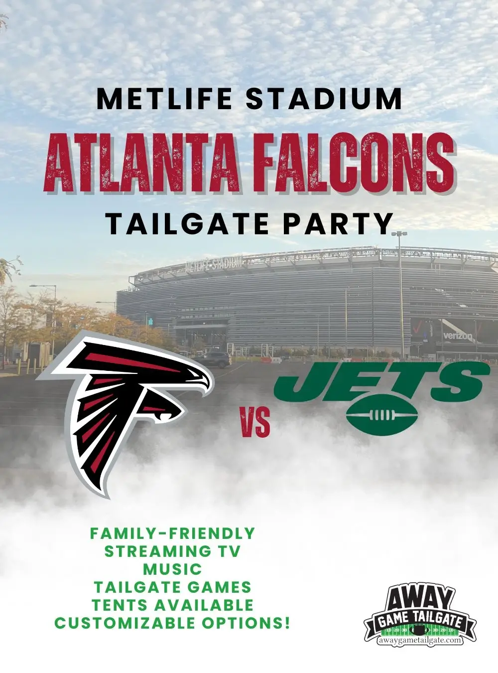 atlanta falcons MetLife Stadium Tailgate Party