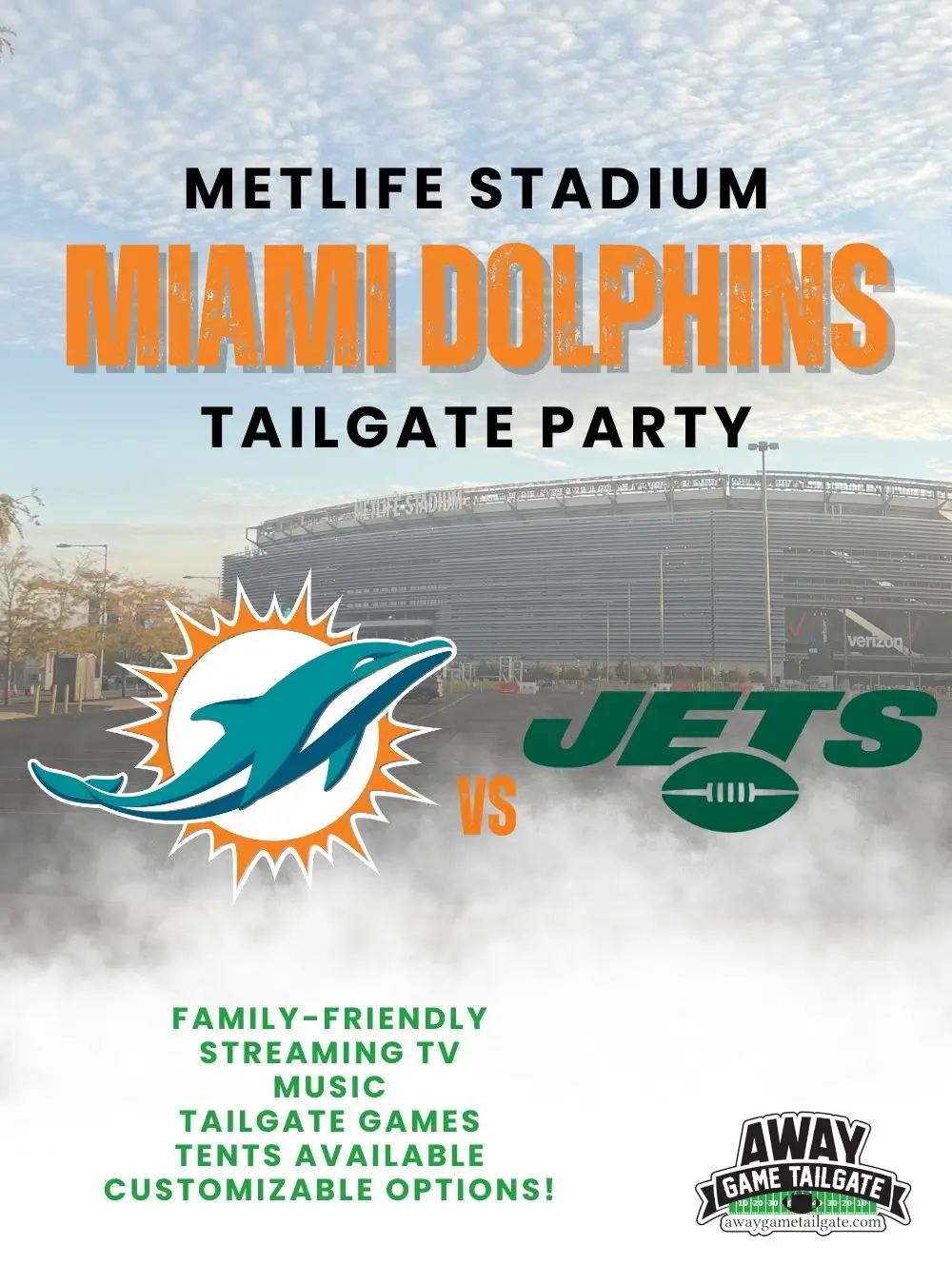 miami dolphins MetLife Stadium Tailgate Party
