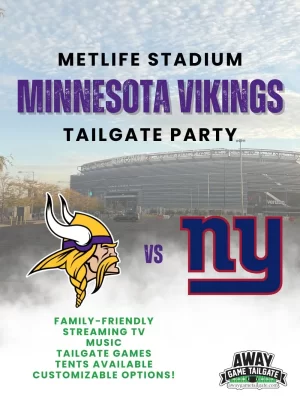 minnesota vikings MetLife Stadium Tailgate Party