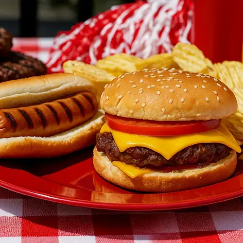 tailgate menu hamburgers