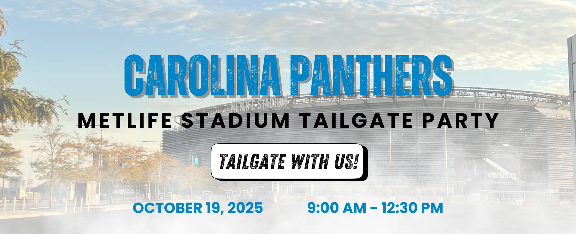 Carolina Panthers METLIFE STADIUM TAILGATE PARTY