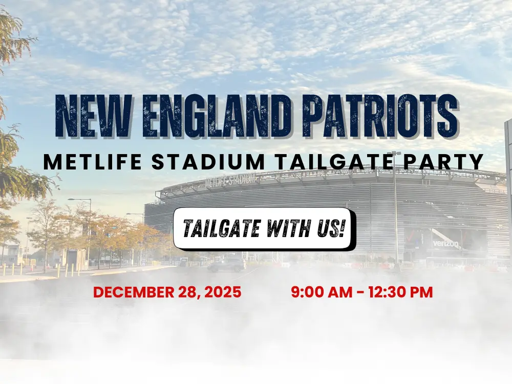 new england patriots METLIFE STADIUM TAILGATE PARTY