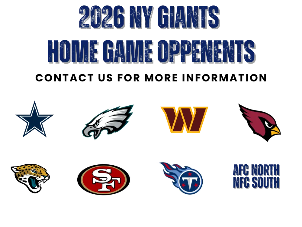2026 Ny Giants Home Game Opponents