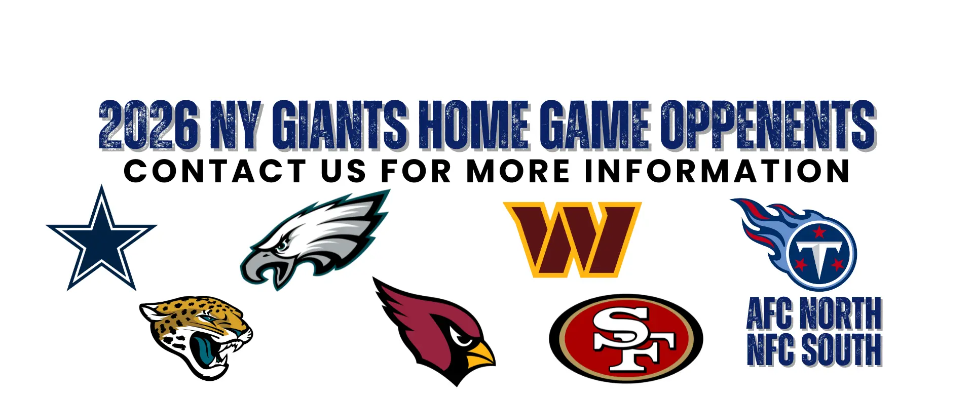 2026 Ny giants Home Game Opponents