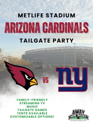 Arizona Cardinals MetLife Stadium Tailgate Party