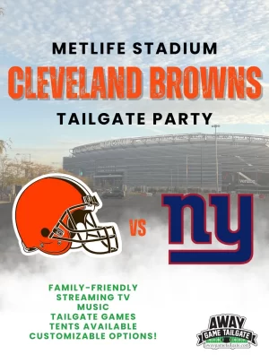 Cleveland Browns MetLife Stadium Tailgate Party giants