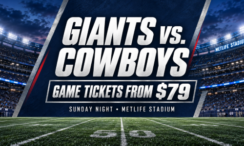 Giants vs. Cowboys Tickets Start at $79 for Sunday Night Football